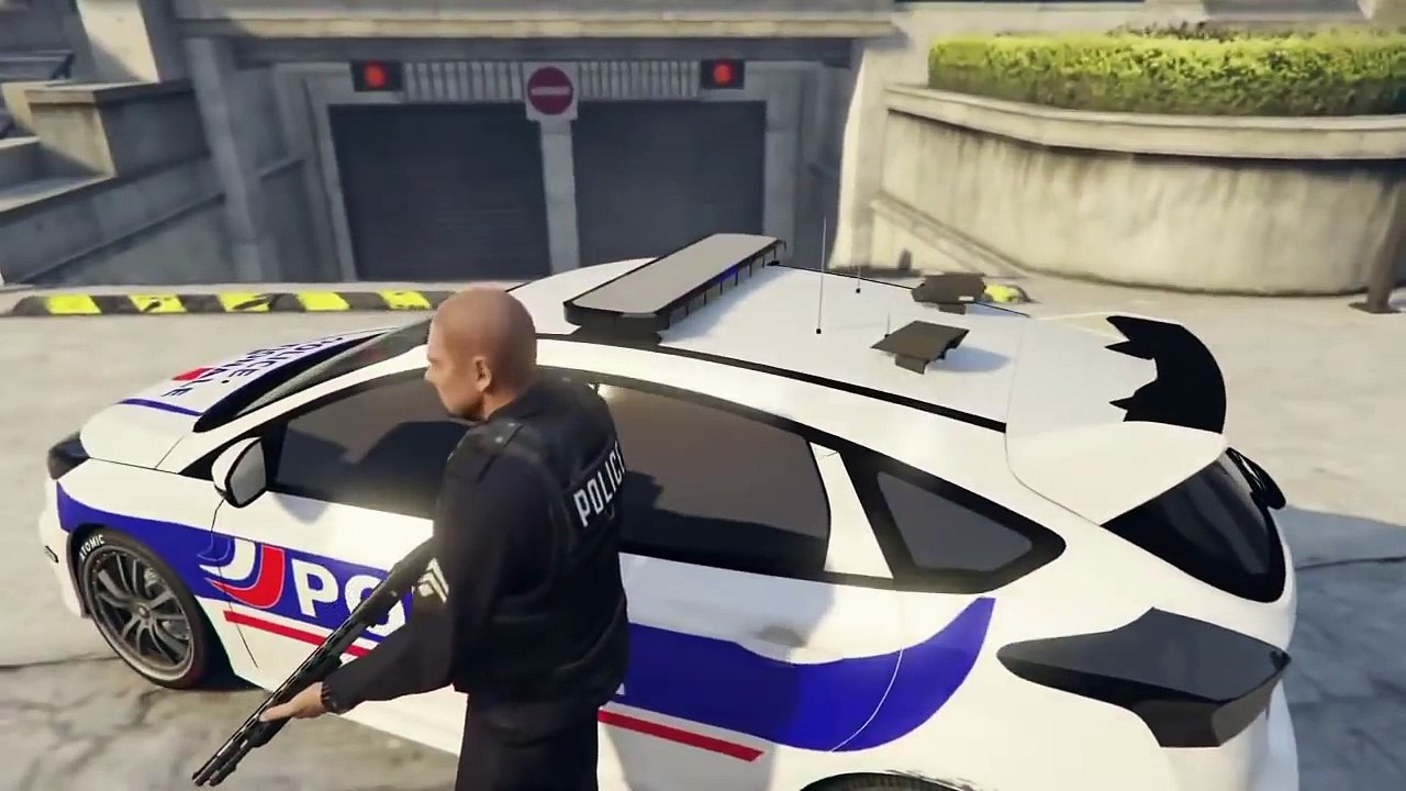 FORD FOCUS RS DE GENDARMERIE ET POLICE NATIONALE SUR GTA5