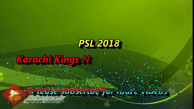 PSL 2018 Karachi Kings New and Final Squad Karachi Kings Players List PSL 2018 PSL Season 3