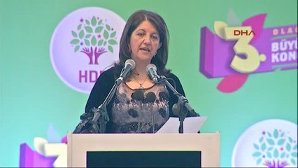 Hdp'li Pervin Buldan 3'üncü Olağan Kongre'de Konuştu -3