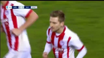 1-1 Το απίστευτο γκολ του Μάρκο Μάριν - Ατρόμητος 1-1 Ολυμπιακός - 11.02.2018