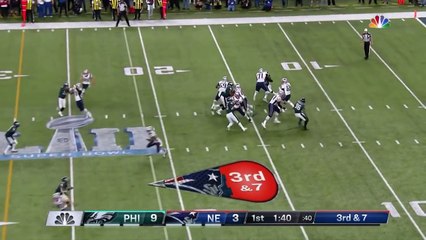 Brady Airs it Out to Amendola for HUGE 3rd Down Conversion! | Can't-Miss Play | Super Bowl LII