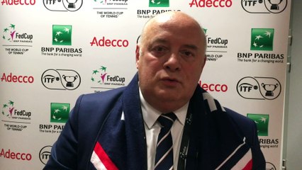 Bernard Giudicelli, Président de la FFT: "on est en demie!"
