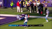 Flacco Hits Wallace for Huge Gain to Set Up Watson's TD Grab! | Lions vs. Ravens | NFL Wk 13