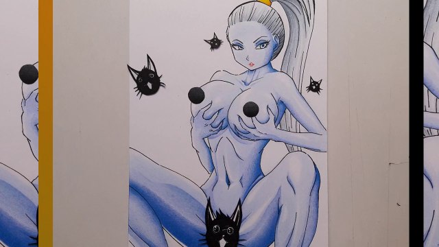 Como dibujar y pintar a vados paso a paso hot+18/how to draw vados hot