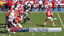 Buffalo Bills vs. Los Angeles Chargers | NFL Week 11 Game Preview | NFL Playbook