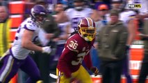 D.J. Swearinger Jumps the Route on INT & Kirk Cousins' Strong TD Run! | Can't-Miss Play | NFL Wk 10
