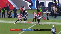 Corey Davis Gets Stripped at the Goal Line for a Touchback! | Bengals vs. Titans | NFL Wk 10