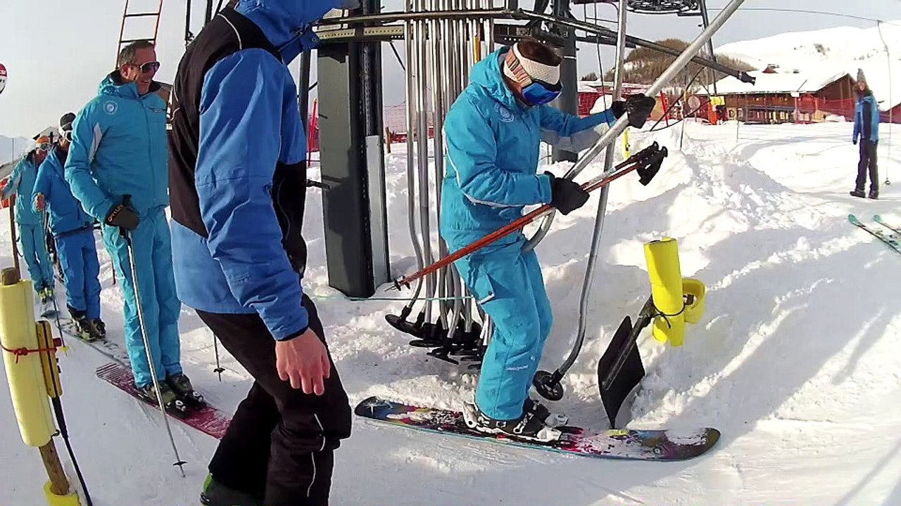 Le premier "Hautes-Alpes mono tour" à Orcières avec l'ESI
