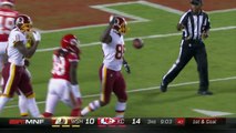 Kirk Cousins' TD Pass Set Up by Vernon Davis Burning Rubber  | Can't-Miss Play | NFL Wk 4