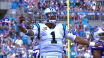 Cam Newton Carries Carolina in the First Quarter vs. Buffalo | NFL Wk 2 Highlights