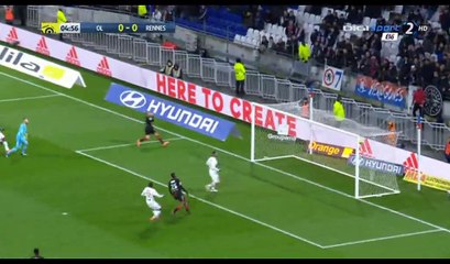 Wahbi Khazri Goal HD - Lyon 0-1 Rennes - 11.02.2018