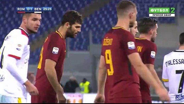 Federico Fazio Goal HD - AS Roma 1-1 Benevento 11.02.2018