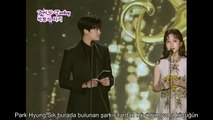 180125 Park Hyung Sik'in 27.Müzik Ödülleri töreninde BTS'den V'ye sevgisi [Türkçe Altyazılı/TrSub]