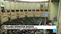 Poland: Women protest against tougher abortion restrictions