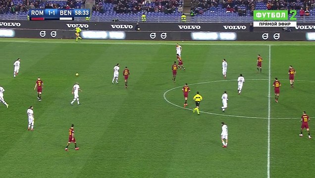 Edin Dzeko Goal HD - AS Roma	2-1	Benevento 11.02.2018