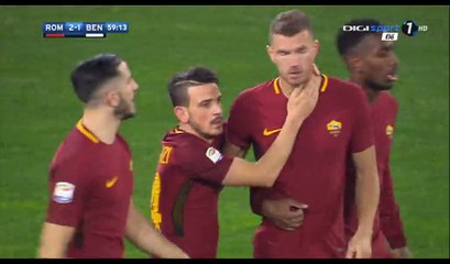 Edin Dzeko Goal HD - AS Roma 2-1 Benevento - 11.02.2018