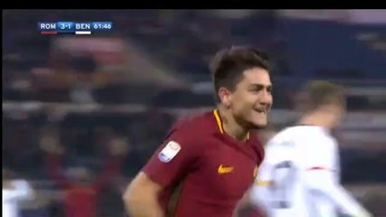3-1 Cengiz Ünder Amazing  Goal - Roma vs Benevento - 11.02.2018