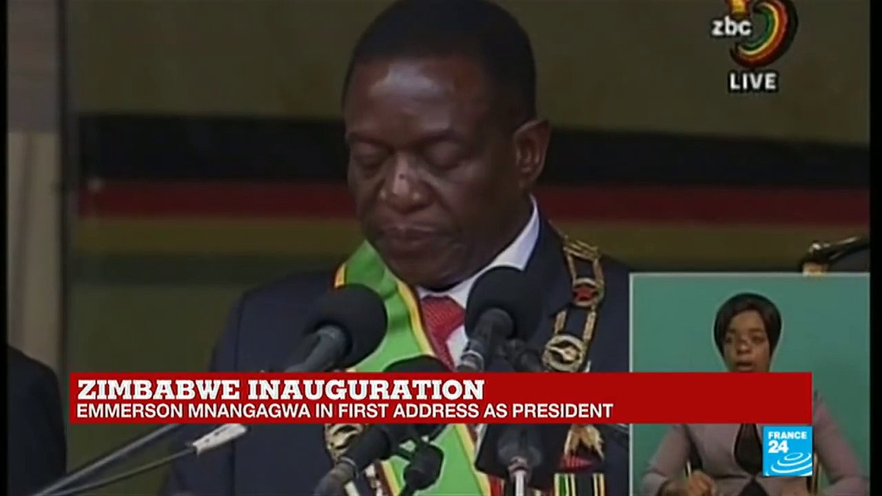 REPLAY - Watch Emmerson Mnangagwa's first speech as Zimbabwe's president