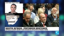 South Africa: Court more than doubles 'shockingly lenient' Pistorius sentence