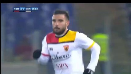 4-2 Enrico Brignola Goal - Roma vs Benevento - 11.02.2018