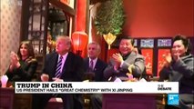 Trump in China: US President hails 'great chemistry' with Xi Jinping
