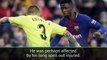 Valverde pleased with Dembele's 'first step' back