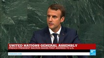 Macron to UN: 