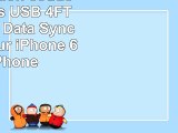 CableCreation coudé foudre vers USB 4FT USB Apple Data Sync Charge pour iPhone 6S  6