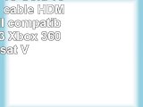 20 metre Pro Gold version 14 a câble HDMI vers HDMI compatible avec PS3 Xbox 360