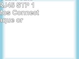 Vandesail Câble ethernet CAT7 RJ45 STP 101001000 Mos Connecteurs plaqué or