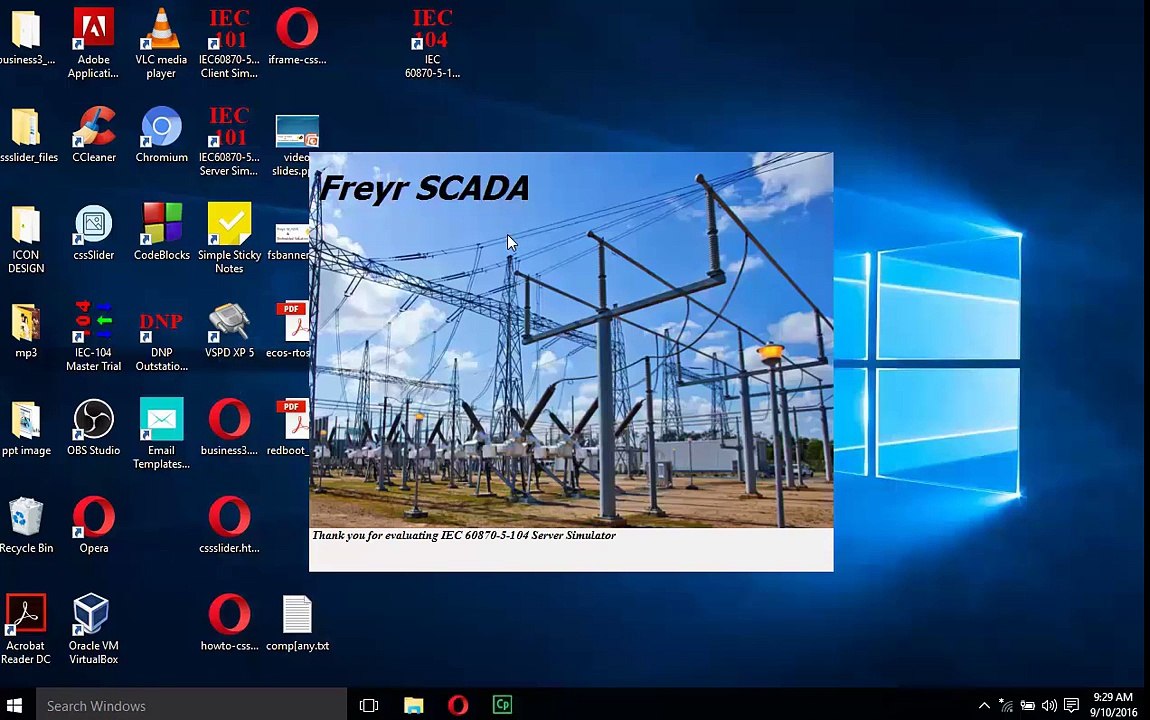 IEC 60870-5-104 Server and Client Simulator - File Transfer