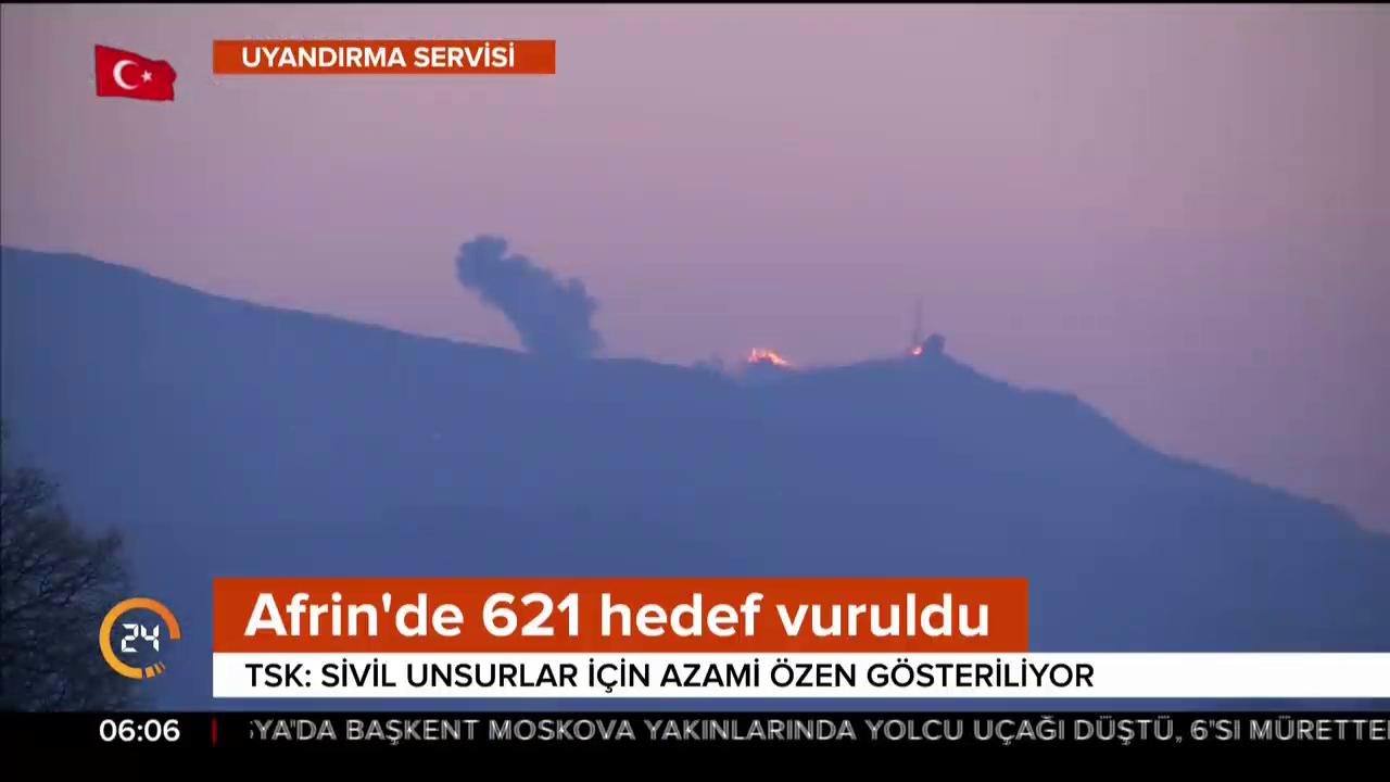 621 hedef vuruldu