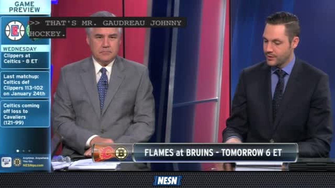 NESN Sports Today: Bruins Gear Up To Take On Johnny Hockey And The Calgary Flames
