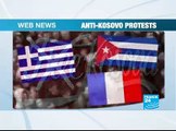 Anti-Kosovo protests on the web - France24