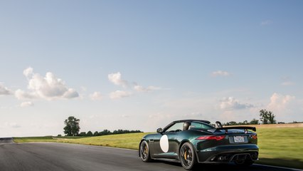 Jaguar F-type Project 7 at Lightning Lap 2016