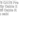 TPFNet 10 Pièces 1m mètres CAT6  CAT6 Premium Quality Câble Ethernet Cat6  Câble