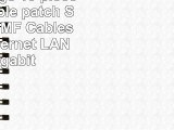 025m  Orange  10 pièces  CAT7 câble patch SET SFTP PiMF Câbles réseau Ethernet LAN