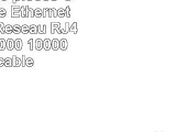 75m  gris  10 pièces  CAT6a Câble Ethernet Set  Câble Réseau RJ45  10  100  1000