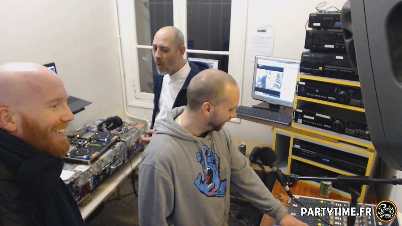 Mo Kalamity, Jamadom et Ackboo at Party Time Reggae Radio show - 11 FEV 2018