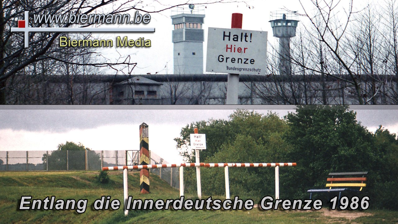 Entlang die Innerdeutsche Grenze 1986