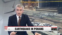 Pohang hit by magnitude 4.6 earthquake; aftershocks continue