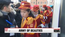North Korean cheering squad to make first outdoor appearance at women's alpine ski event