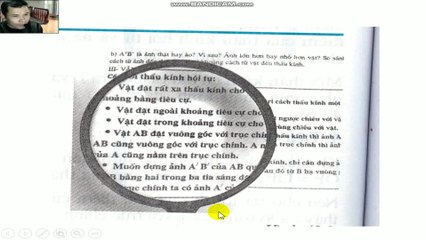 Ảnh của vật tạo bởi thấu kính hội tụ -Phần 1