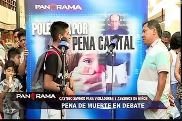 Pena de muerte en debate: castigo severo para violadores y asesinos de niños
