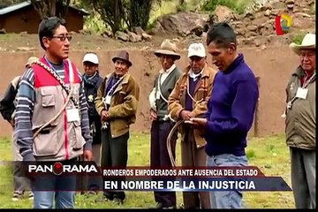 Ronderos empoderados aplican su propia justicia en el interior del país