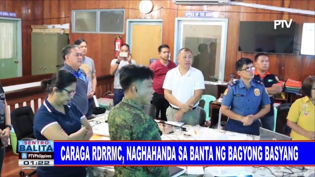 Caraga RDRRMC, naghahanda sa banta ng bagyong #BasyangPH