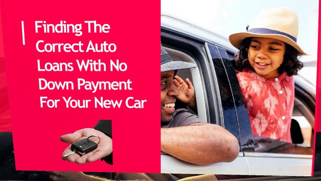 Buying No Down Payment Car Loans