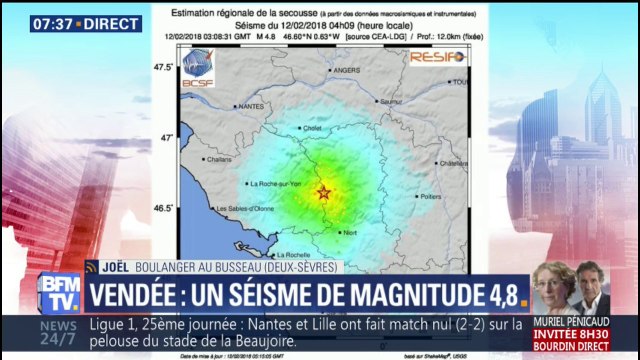 Ça a fait comme une grosse explosion , confie un habitant des Deux-Sèvres touché par un séisme de magnitude 4,8
