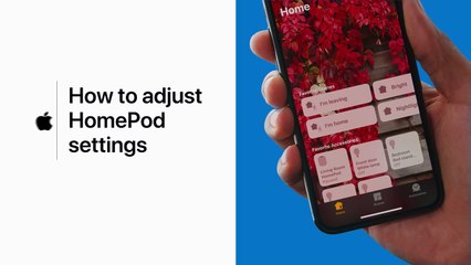 How to adjust HomePod settings — Apple Support