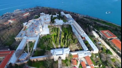 Topkapı Sarayı Havadan Görüntülendi